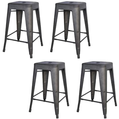 Gunmetal Loft Bar Stool