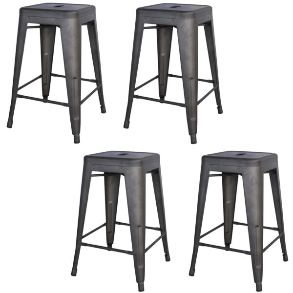 Gunmetal Loft Bar Stool