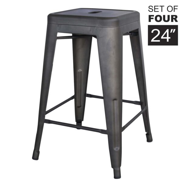 Gunmetal Loft Bar Stool