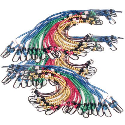 Bungee Cords 100 Piece Set