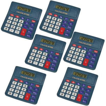 Calculator 5" Size Basic Function ( 6 Pack Set )