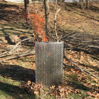 35 In. Steel Folding Burn Cage and Fire Pit Screen