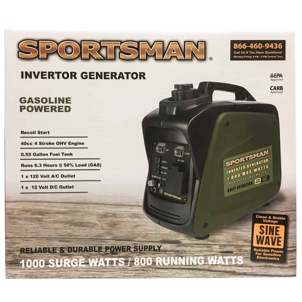 Sportsman GEN1000I 1000 Watts/ 800 Running Watts Inverter Generator