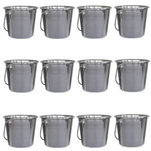 Stainless Steel Quart Buckets