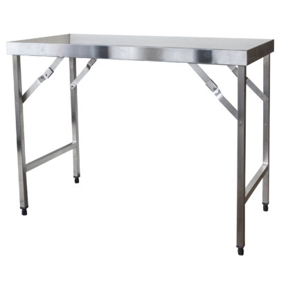 48 in. x 24 in. Stainless Steel Portable Folding Workbench