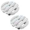 Round Wood Caddie Plant Holder Set
