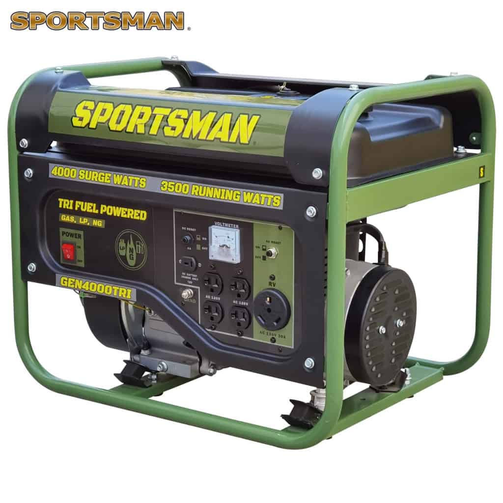 4000Watt Portable Tri Fuel Generator Sportsman Buffalo Corp