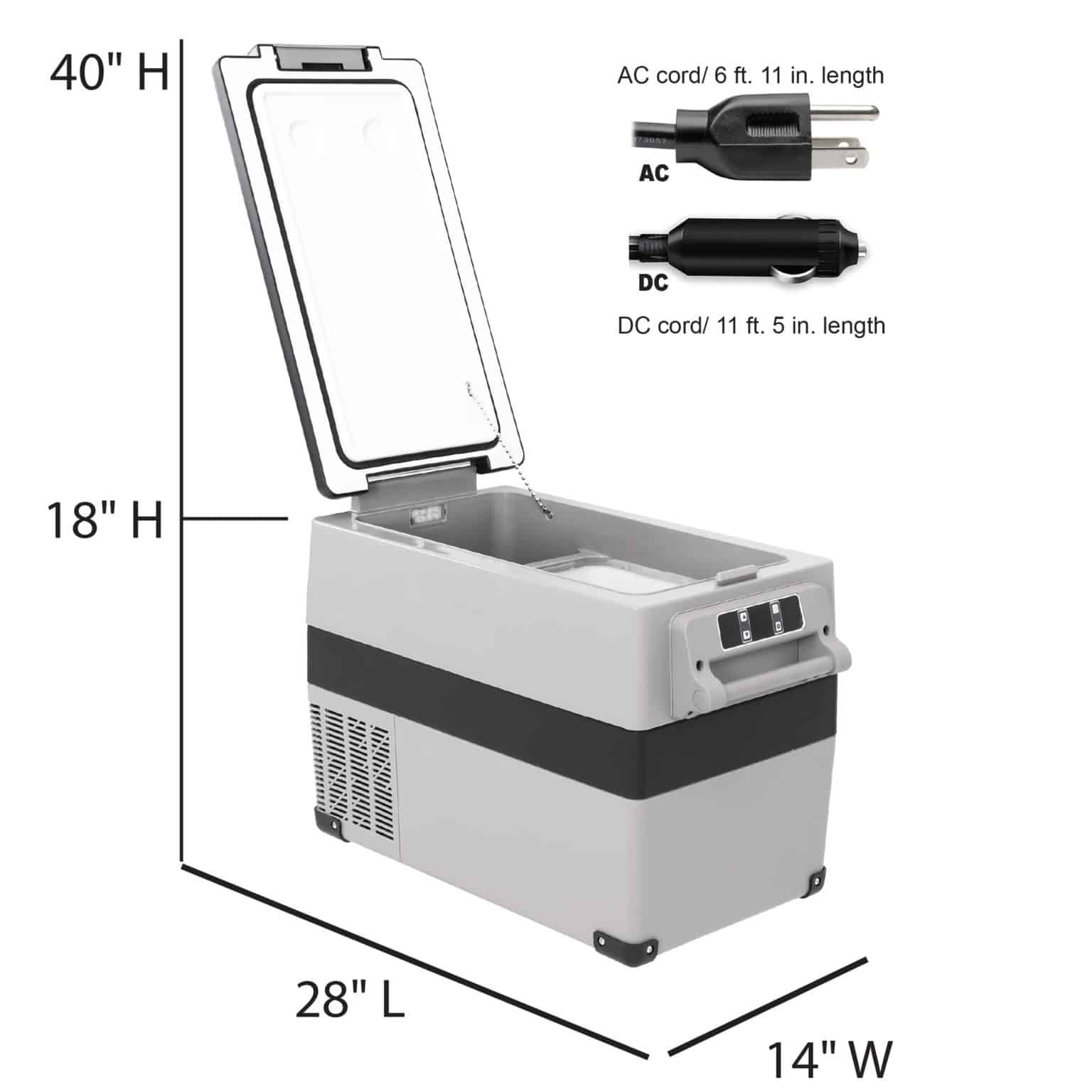 47 Quart Electric Cooler Freezer Kuda
