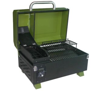 Model PWPG256 Portable Electric Start Wood Pellet Grill Smoker