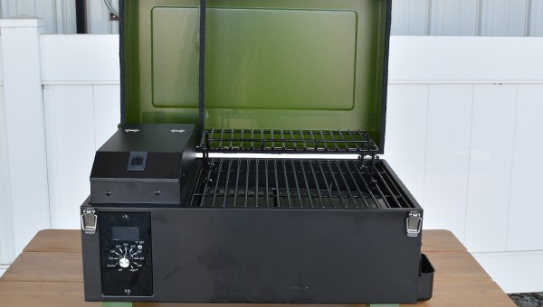 Buffalo Outdoor Pwpg256 Portable Electric Start Wood Pellet Grill, Green