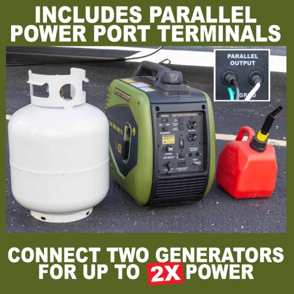 2200 Watt Duel Fuel Inverter Generator