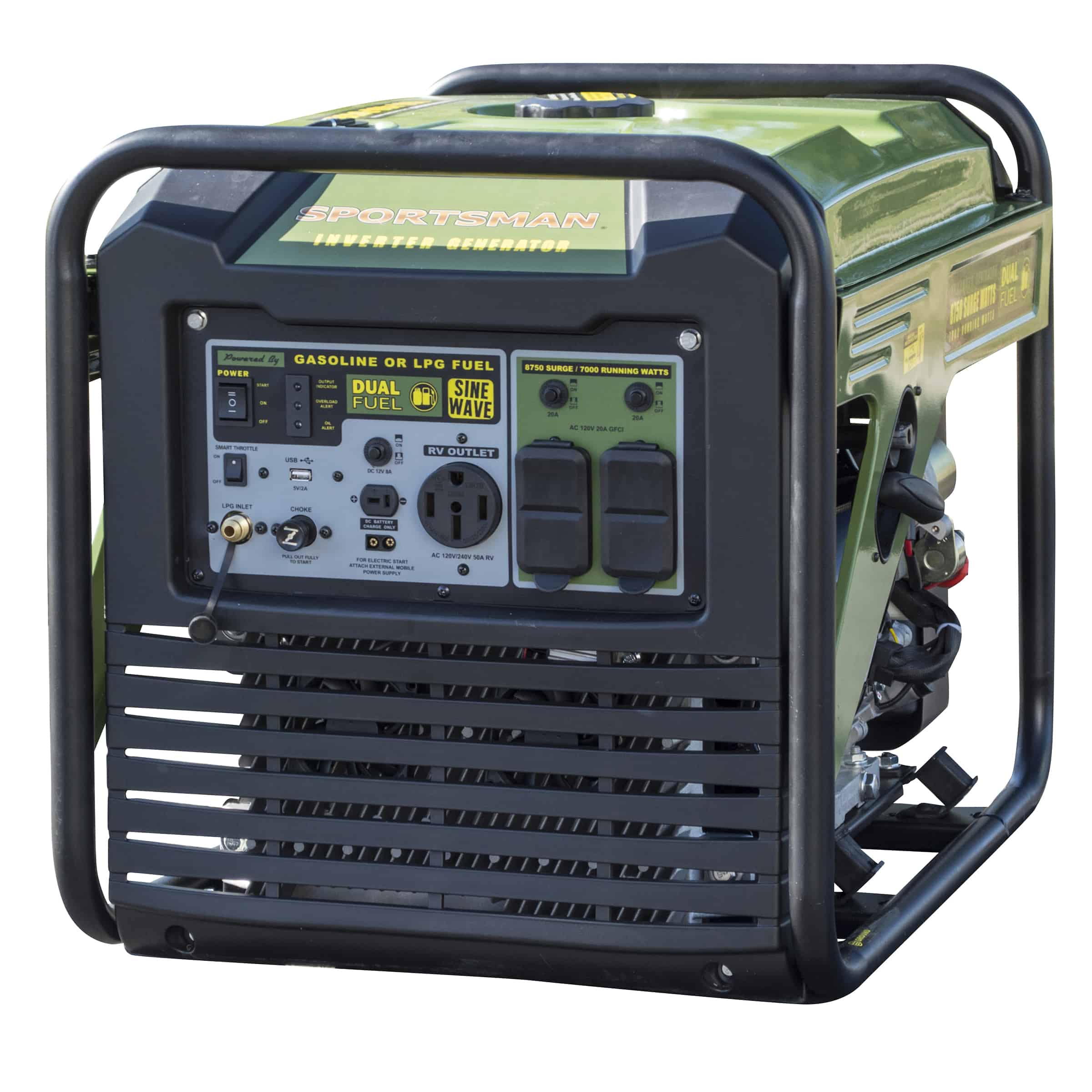 8750 Watt Inverter Generator with CO SECURE Technology