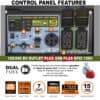 GEN85KIDF control panel