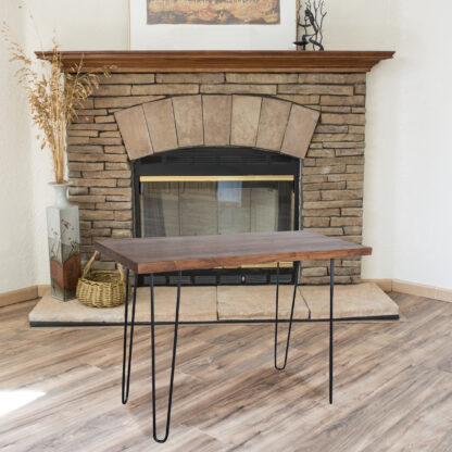 Acacia Wood Cherry Desk Live Edge