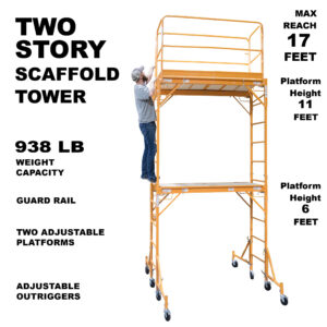 Two Story Scaffold Tower