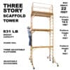 Three Story Scaffold Tower