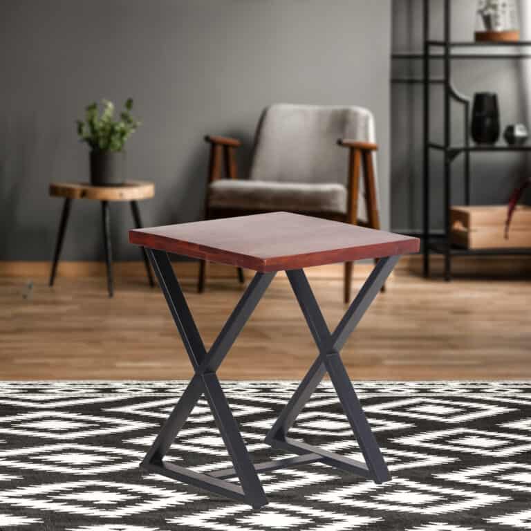 Cross Leg Side Table