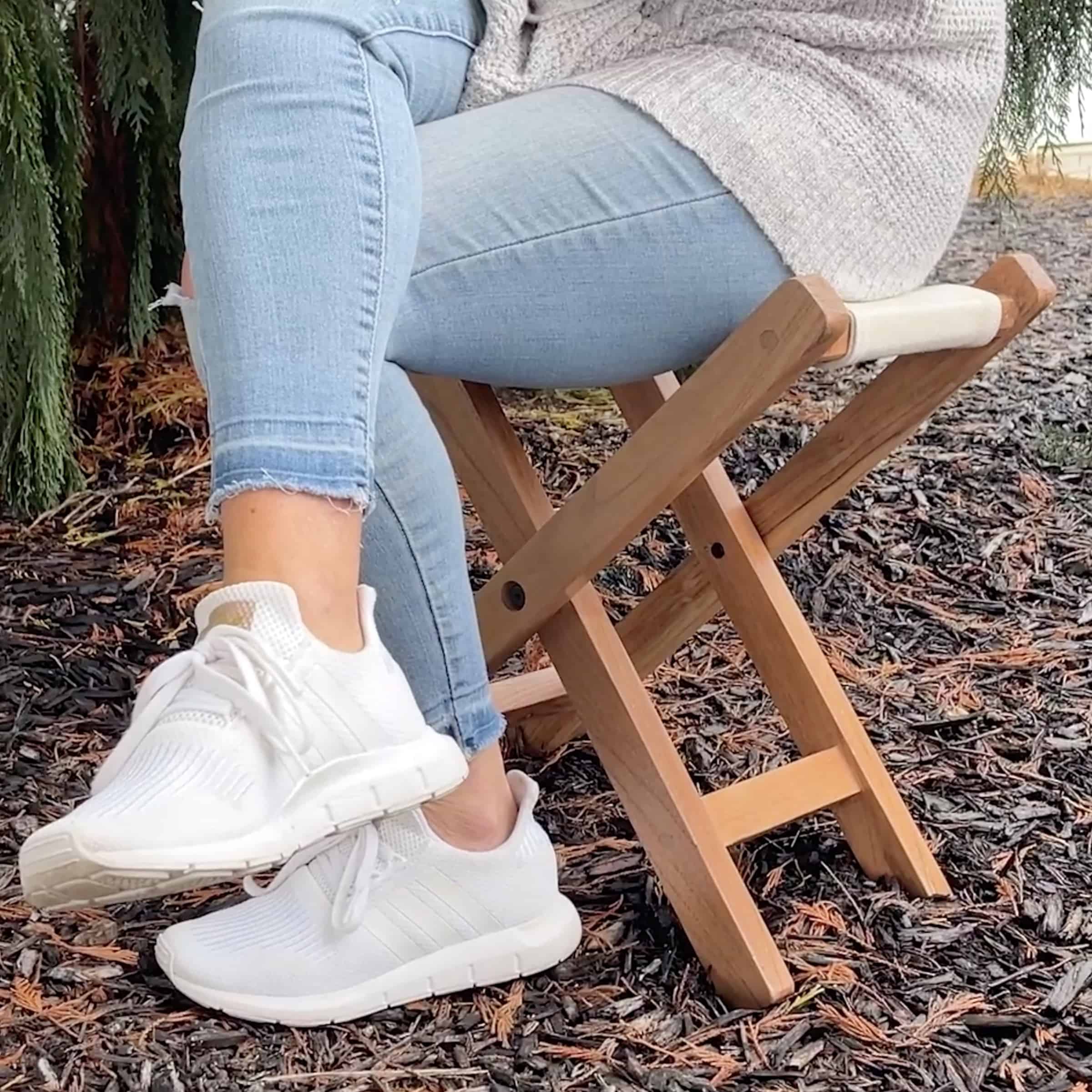 Wood Folding Foot Rest