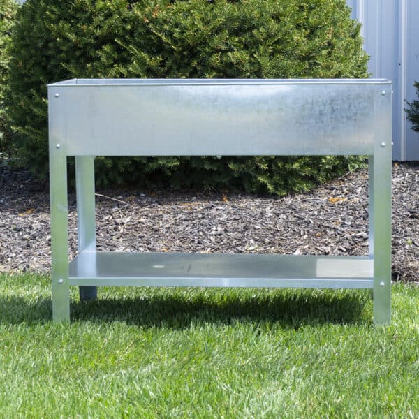 Galvanized Metal Raised Garden Planter