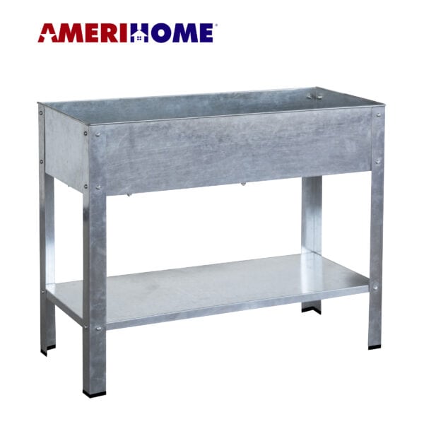 Galvanized Metal Raised Garden Planter