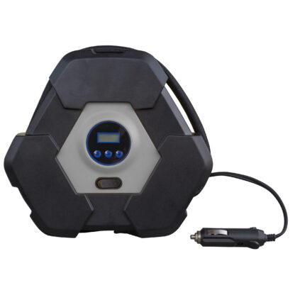 12 Volt Portable Automotive Digital Tire Inflator Pump - Black Bull
