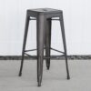 3 Piece Set Gunmetal 30 inch Loft Bar Stools