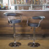 2 Piece Set Classic Bar Stools