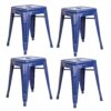 AmeriHome Blue Metal Stools