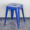 AmeriHome Blue Metal Stools