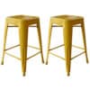 Gold Metal Loft Bar Stool