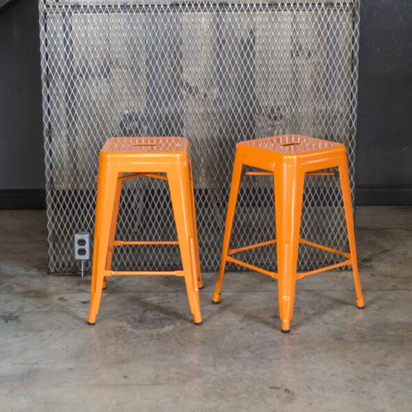 24 Inch Metal Loft Bar Stools