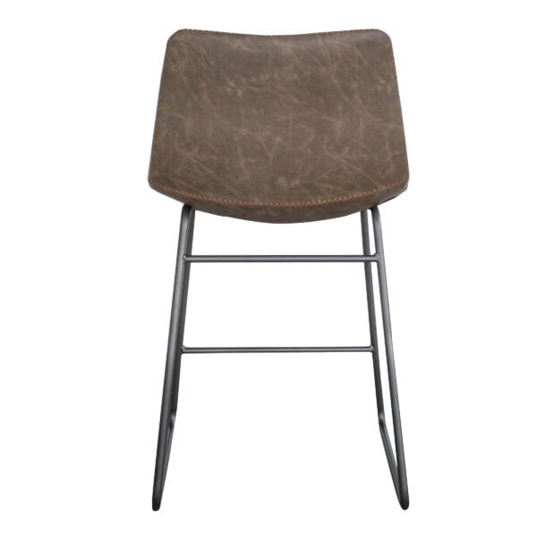 Faux Leather Pub Height Chair