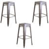 Gunmetal 30 inch Loft Bar Stool