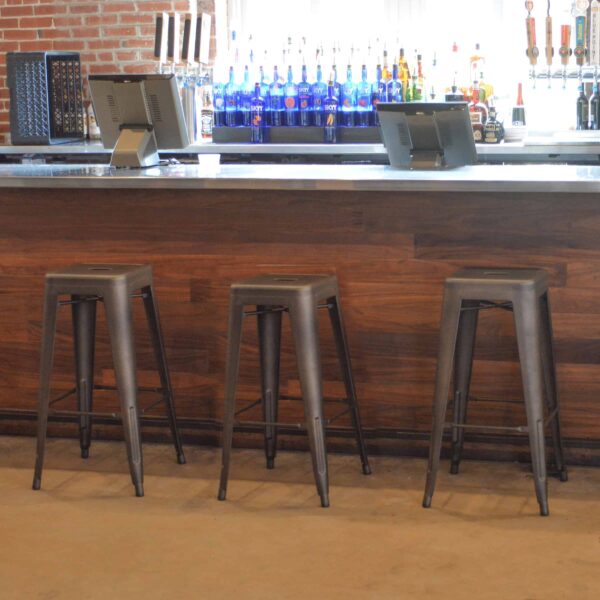 Gunmetal 30 inch Loft Bar Stool