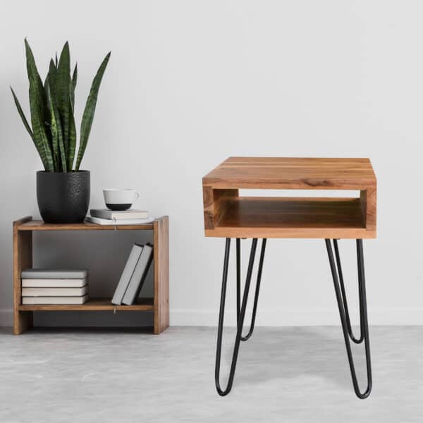 Wood Side Table