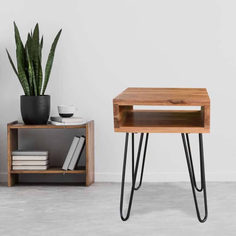 Wood Side Table