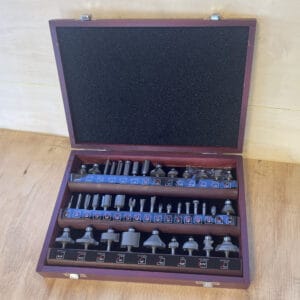 40 Piece Router Bit Set in Wood Box - Pro-Series