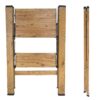 Aluminum Wood Grain 2-Step Folding Utility Step Ladder - AmeriHome