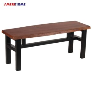 Acacia Live Edge 46 inch Bench