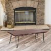 Acacia Wood Live Edge Hair Pin Table