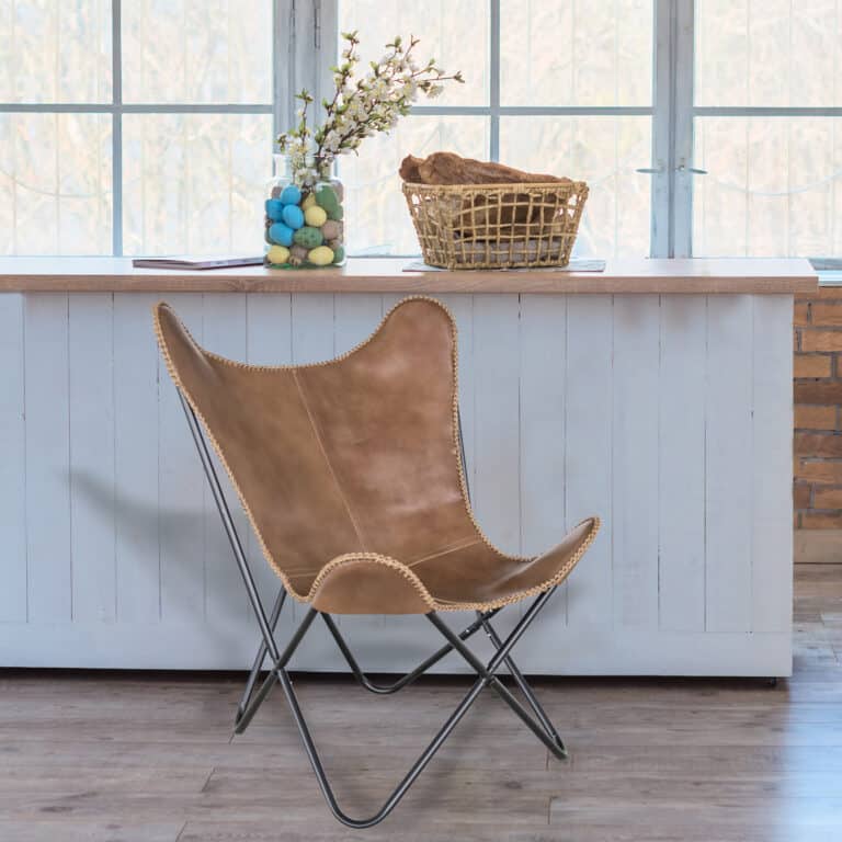 Leather Butterfly Chair