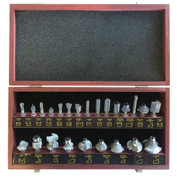 Pro-Series 24 Piece Router Bit Set