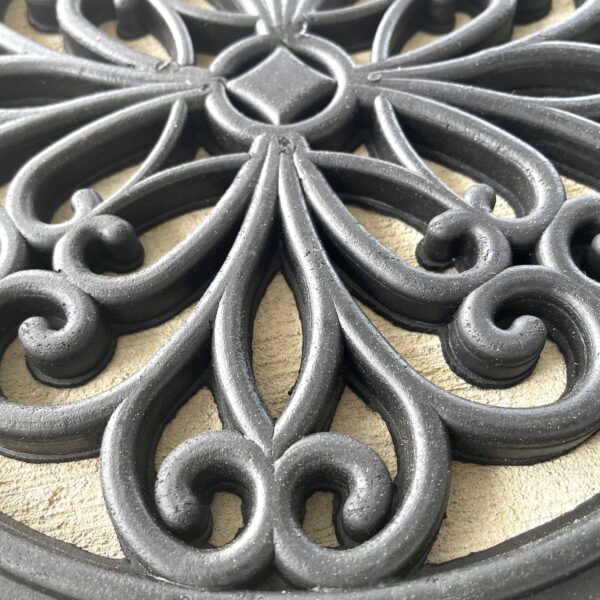 Rubber Scrollwork Step Mats 4 Piece Set