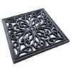 Rubber Scrollwork Step Mats 4 Piece Set