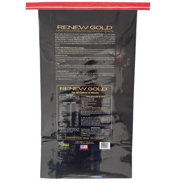 Renew Gold Equine Nutrition 30 lb bag