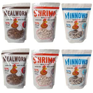 Dried Minnows Mealworms and Shrimp