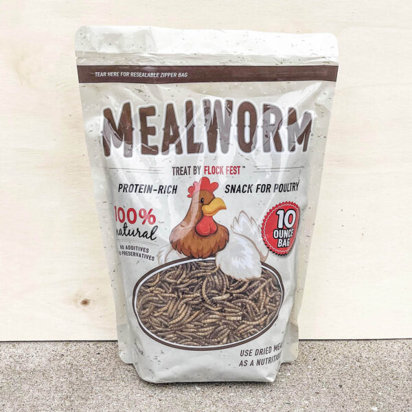 10 oz Bag Dried Mealworms