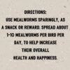 10 oz Bag Dried Mealworms